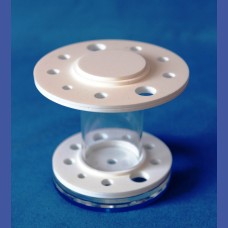 BROCHAS Expositor redondo giratorio para 9 unds.<br>Medidas: Diametro:&nbsp; 120 x 100  mm<br>